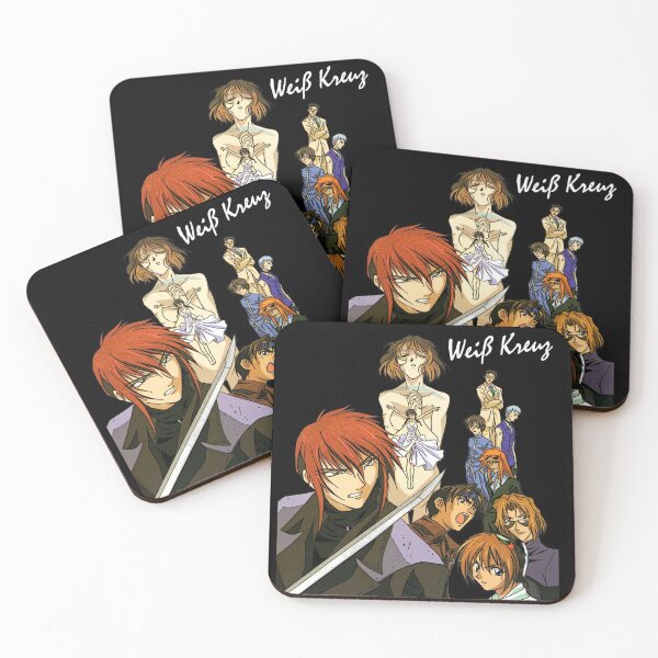 Item preview, Weiss Kreuz Knight Hunters Anime 90s Retro Cast designed and sold by 90snerd.