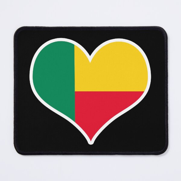 Item preview, Benin Flag Heart designed and sold by PKHalford.
