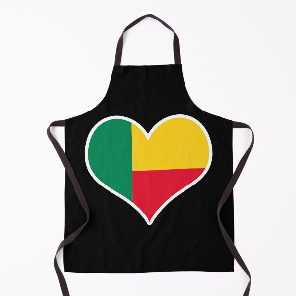 Item preview, Benin Flag Heart designed and sold by PKHalford.