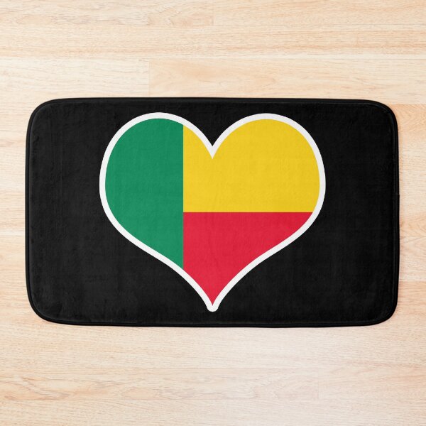 Item preview, Benin Flag Heart designed and sold by PKHalford.