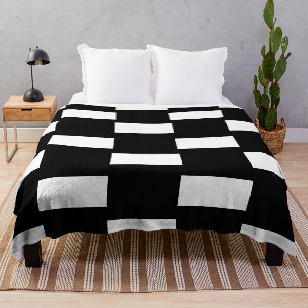 Item preview, Aesthetic Minimalist Black and White Color Block designed and sold by NECHSTORE.