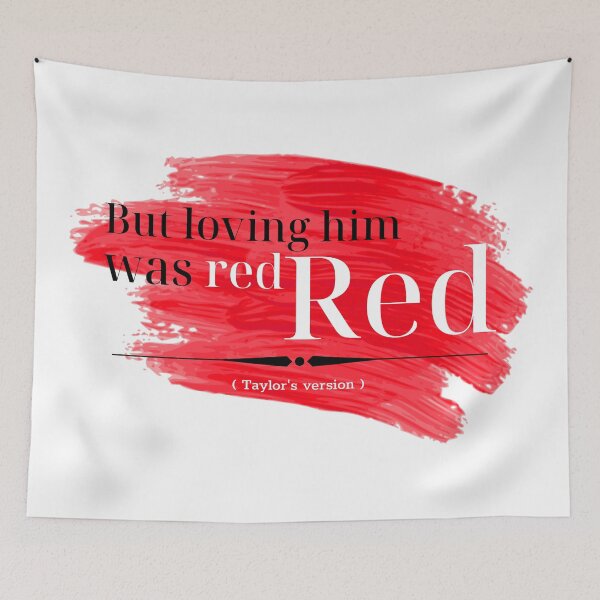 Item preview, Red taylor’s version cute lyrics designed and sold by Phiiilo.