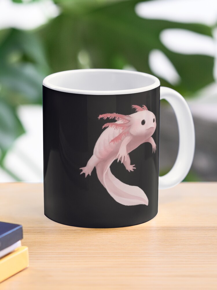 Cute Axolotl Mexican Walking Fish White Mug 