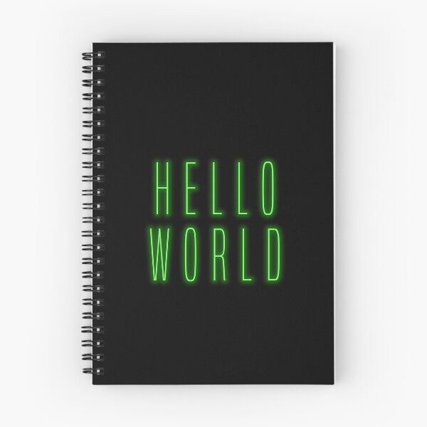 Item preview, Hello World designed and sold by alienfolklore.