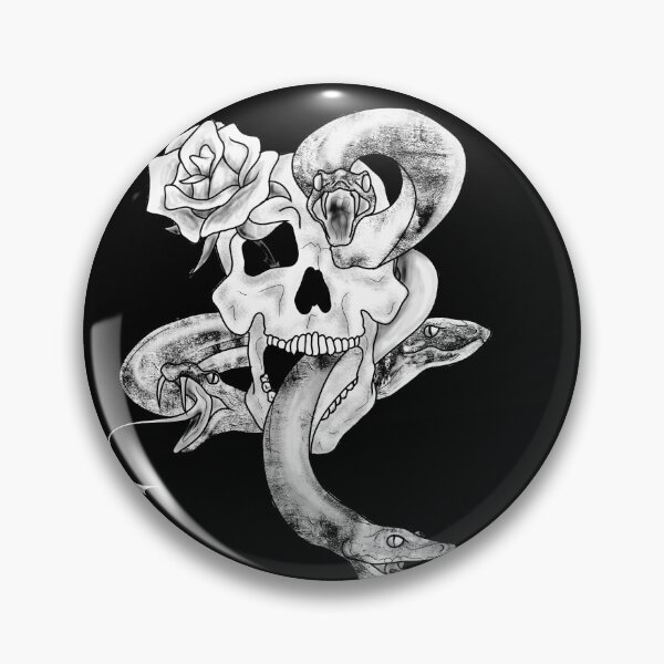 Item preview, Snakes and Skull designed and sold by Fruzsina Szabo.