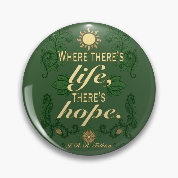 Item preview, Where There's Life There's Hope Illustrated Quote designed and sold by LittleSunShoppe.