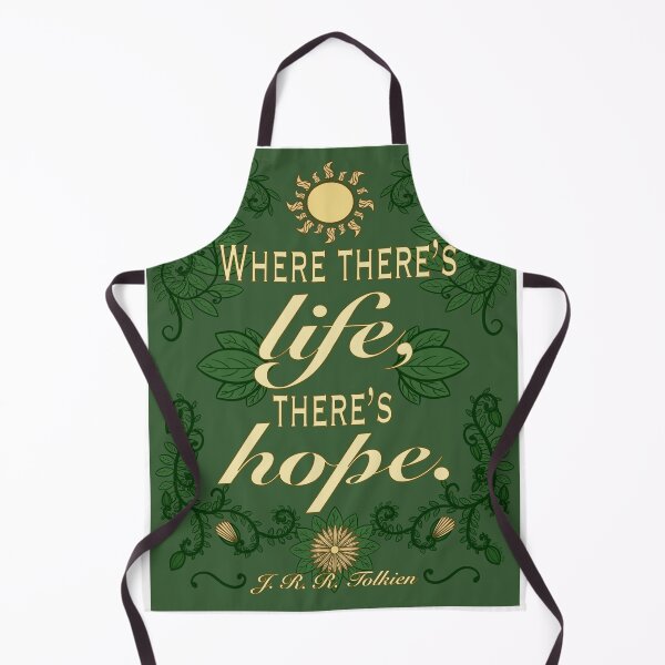 Item preview, Where There's Life There's Hope Illustrated Quote designed and sold by LittleSunShoppe.