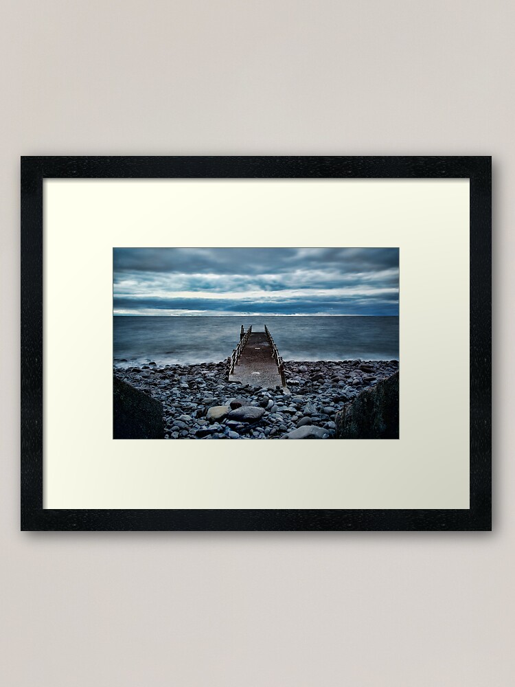Alternate view of Canico Pier, Santa Cruz, Madeira Islands Framed Art Print