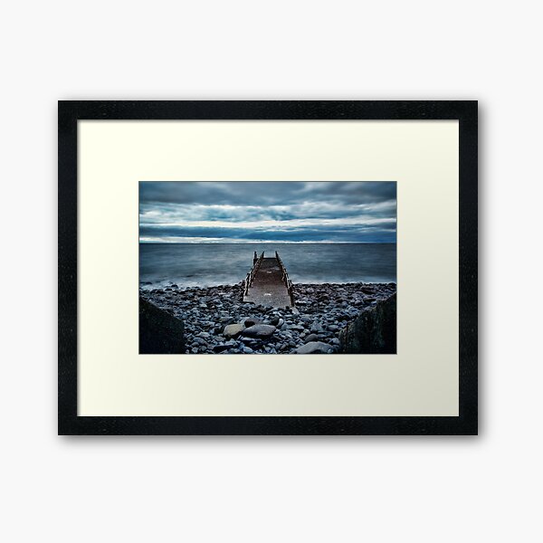 Canico Pier, Santa Cruz, Madeira Islands Framed Art Print