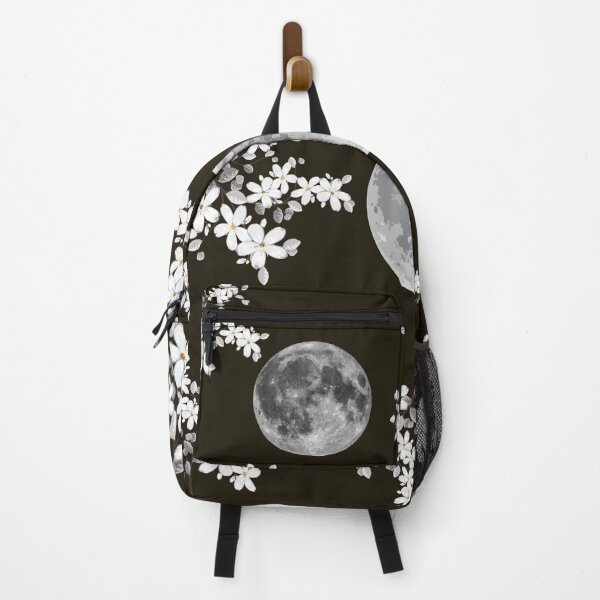 Item preview, night, moons and flowers designed and sold by bohemedesign.