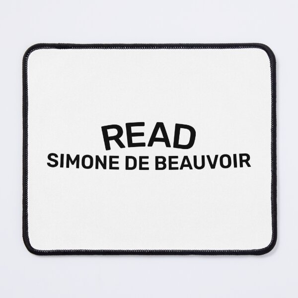 Item preview, READ SIMONE DE BEAUVOIR, PHILOSOPHY BOOKS & PHILOSOPHER QUOTES DESIGN designed and sold by shirtpress.