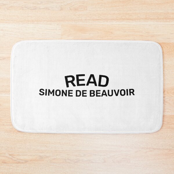 Artikelvorschau, READ SIMONE DE BEAUVOIR, PHILOSOPHY BOOKS & PHILOSOPHER QUOTES DESIGN entworfen und verkauft von shirtpress.