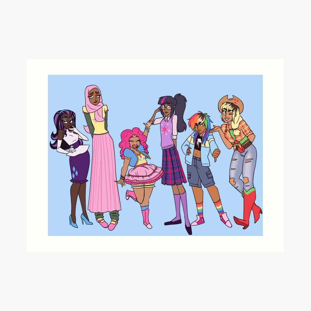 My Little Pony Human Girl Squad