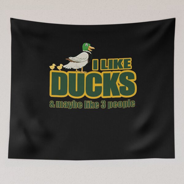 Item preview, I Like Ducks and Maybe 3 People - Duck Lover designed and sold by Ibu83.