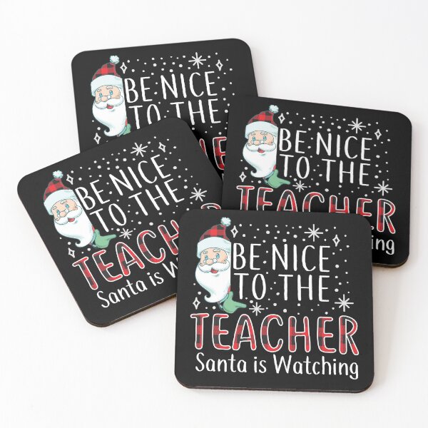 Item preview, Be Nice To The Teacher Santa is Watching Teacher Christmas designed and sold by KunKhalil.