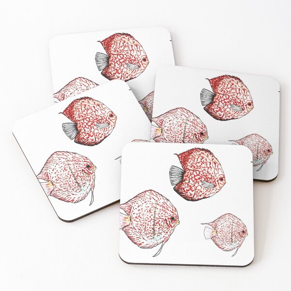Item preview, group of red discus designed and sold by ZebritoArt.