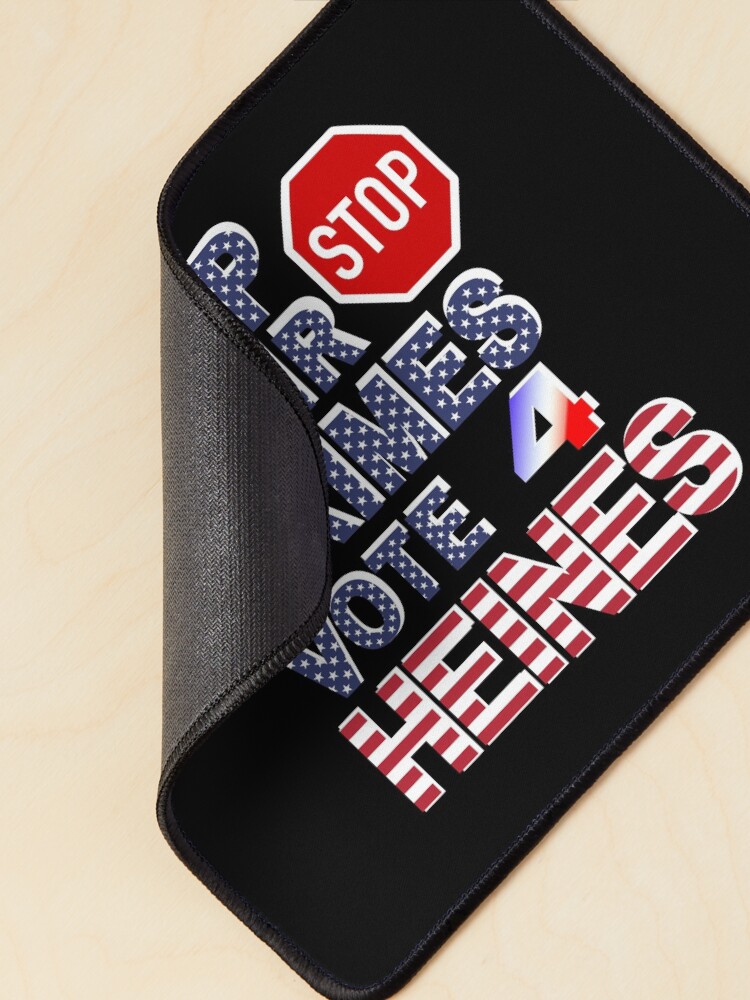 Thumbnail 2 of 5, Mouse Pad, Stop Their Crimes Vote For Heines Merchandise designed and sold by Heinessight.