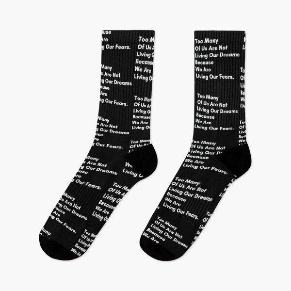 Item preview, Too many of us are not living our dreams because we are living our fears. designed and sold by PostiveText.