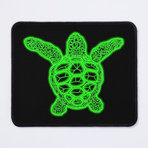 Item preview, Green Neon Light Sea Turtle  designed and sold by FabR99.