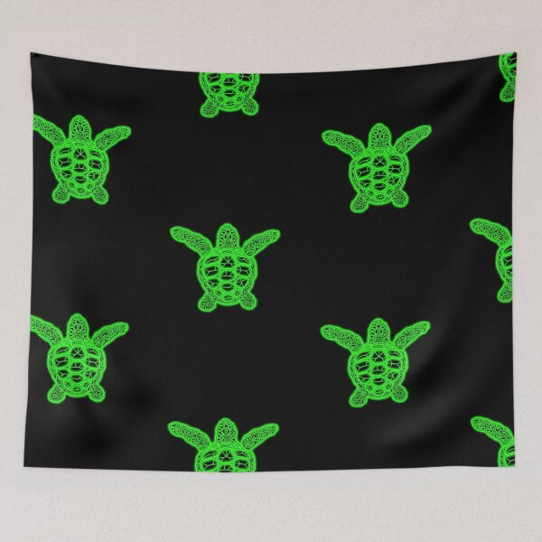 Item preview, Green Neon Light Sea Turtle  designed and sold by FabR99.