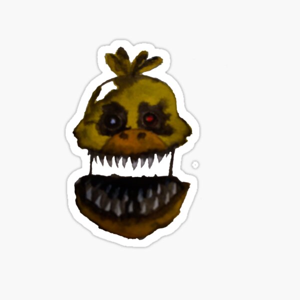 Fnaf4 Nightmare Chica Sticker - Fnaf4 Nightmare Chica - Discover