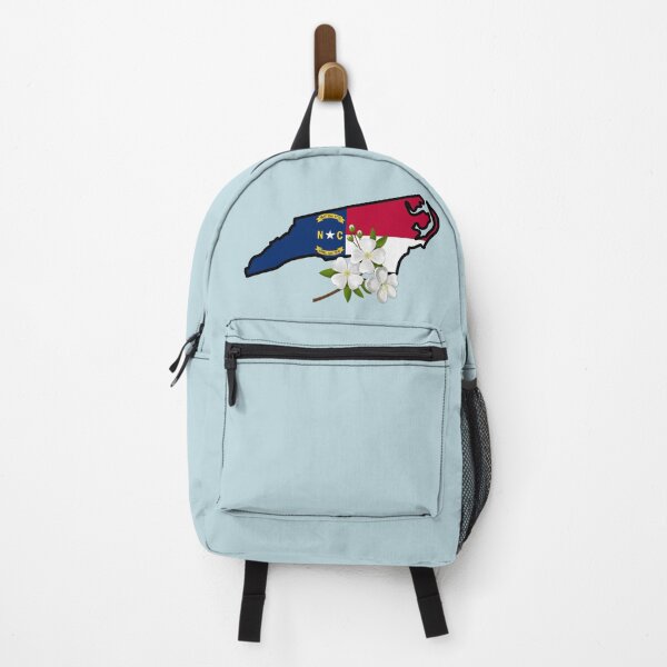 Item preview, State of North Carolina Flag with State Flower Flowering Dogwood (Blue) designed and sold by Gsallicat.