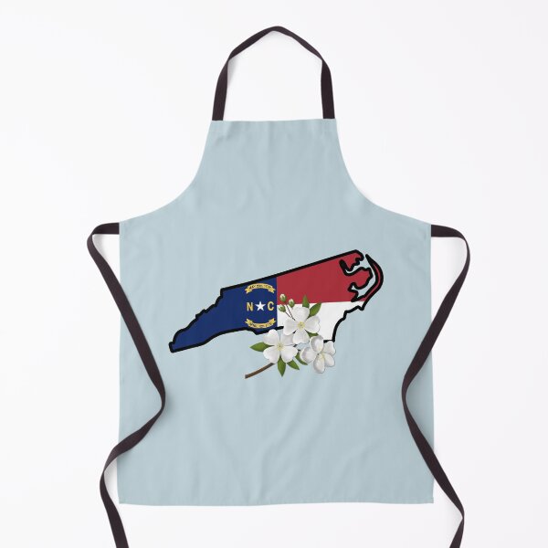 Item preview, State of North Carolina Flag with State Flower Flowering Dogwood (Blue) designed and sold by Gsallicat.
