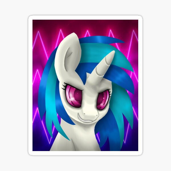 Item preview, Vinyl Scratch Portrait (ohne Brille) designed and sold by LegendDestroye.