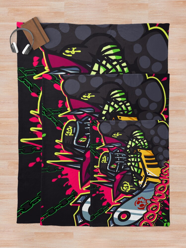 Thumbnail 5 of 6, Throw Blanket, Doomjockey designed and sold by JavaWolfDesign.