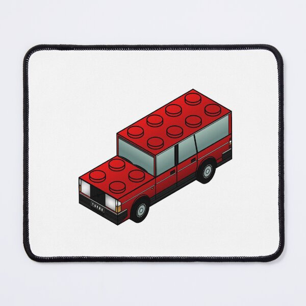 Item preview, turbobrick wagon - red designed and sold by humanmetronome.