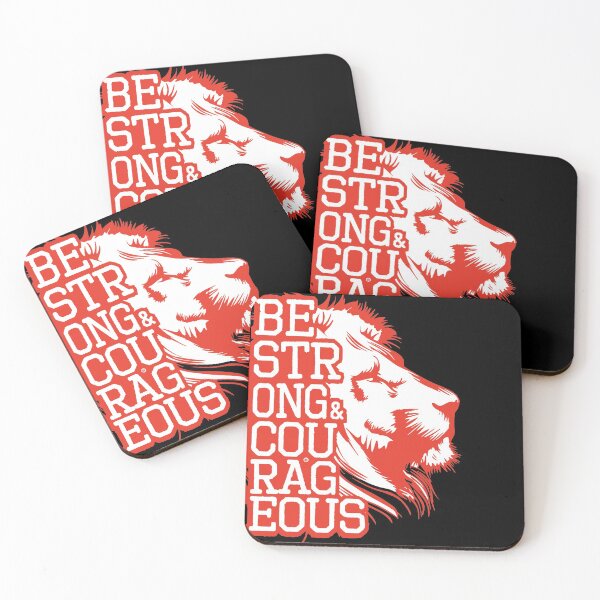 Item preview, Be strong and Courageous / Red Lion / Lion is my spirit animal designed and sold by Yuzik.