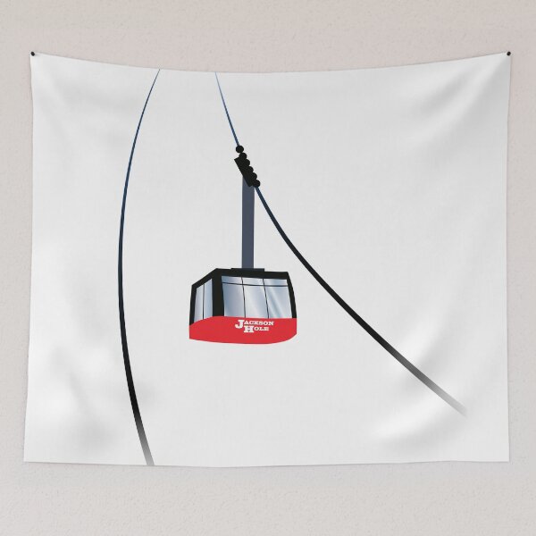 Item preview, Jackson Hole Cable car leewarddesign designed and sold by leewarddesign.