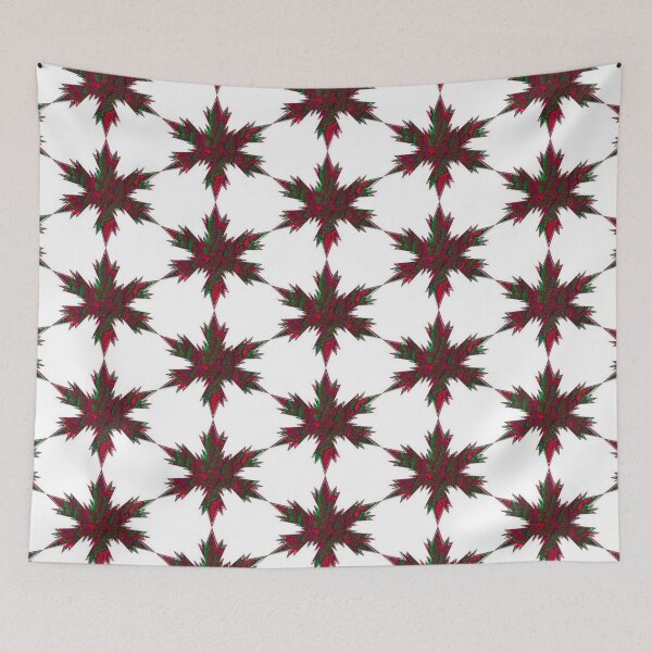 Item preview, Xmas Snowflakes  Red green Star by Iritof designed and sold by iritof.