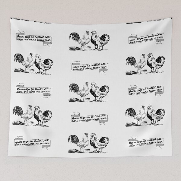 Item preview, two roosters and quote sweatshirt designed and sold by marmothel.
