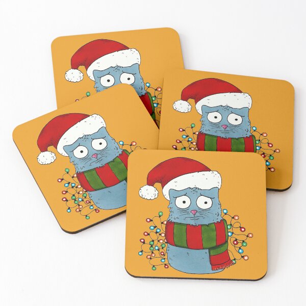 Item preview, Awkward Christmas Cat designed and sold by Mvcias.