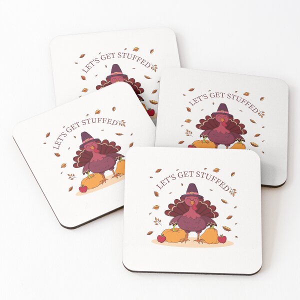 Item preview, Funny Thanksgiving Turkey Let's Get Stuffed,funny thanksgiving dinner,stuffed turkey humor,turkey designed and sold by FELTA.