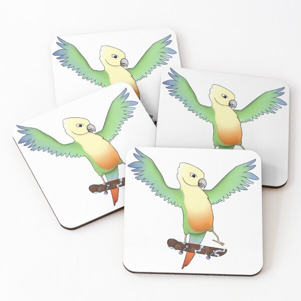 Item preview, Electric Skater Parrot designed and sold by ritapessoa.