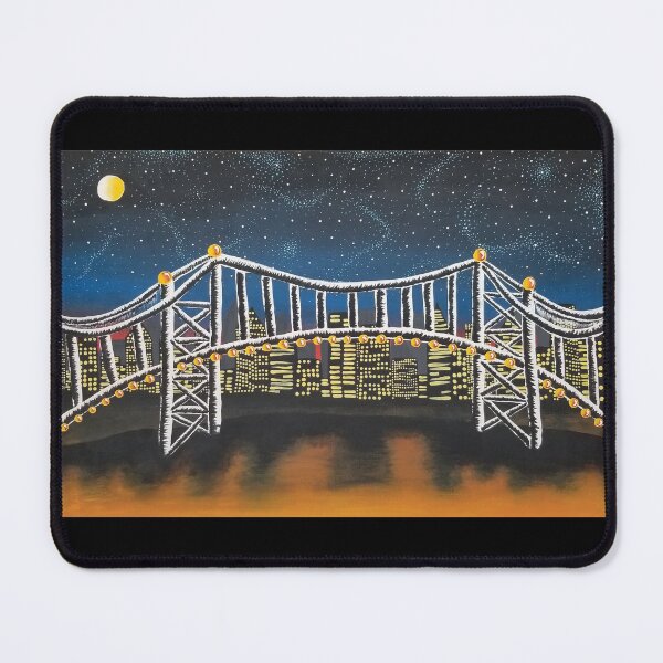 Item preview, City of Bridges Painting designed and sold by Arianna Khalil.