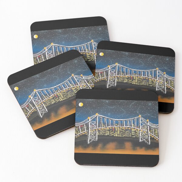 Item preview, City of Bridges Painting designed and sold by Arianna Khalil.