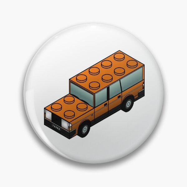 Item preview, turbobrick wagon - yellow designed and sold by humanmetronome.