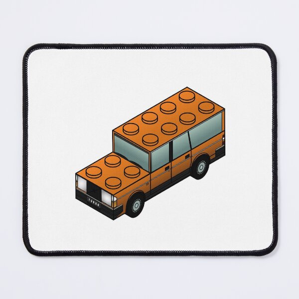 Item preview, turbobrick wagon - yellow designed and sold by humanmetronome.