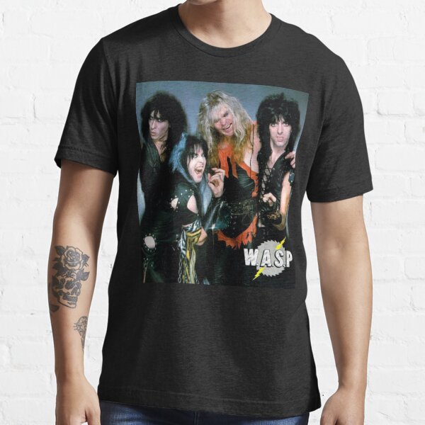 "Shock Rock Band Wasp" Tshirt for Sale by MetalRockProg Redbubble