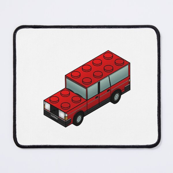 Item preview, turbobrick wagon - red vector designed and sold by humanmetronome.