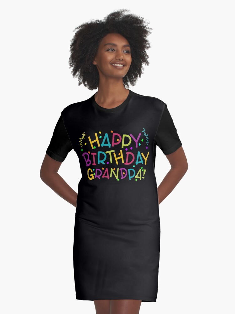 happy birthday grandpa shirt