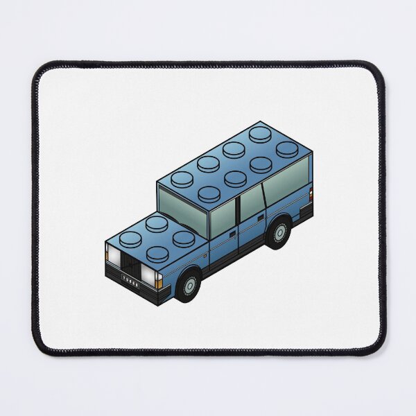 Item preview, turbobrick wagon - blue vector designed and sold by humanmetronome.