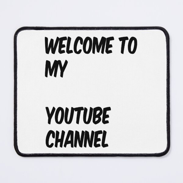 Aperçu de l'œuvre Bienvenue sur ma chaîne YouTube créée et vendue par MottoDigging.