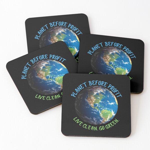 Item preview, Planet before profit - live clean. Go green. designed and sold by Scribblehound.