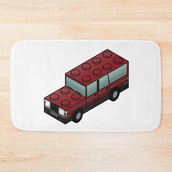 Item preview, turbobrick wagon - burgundy vector designed and sold by humanmetronome.
