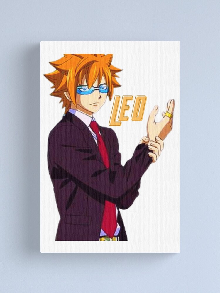 Leo Zodiac Sign From Fairytail Anime Lucy Heartfilia Canvas Print For Sale By Keui Studios Redbubble