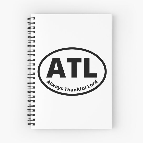 Item preview, Atlanta ATL - Always Thankful Lord - Oval Euro ATL sticker designed and sold by delvaoutfitters.